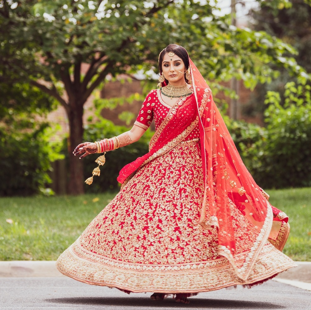 Heavy Indian Wedding Bridal Lehenga, Lengha dress.